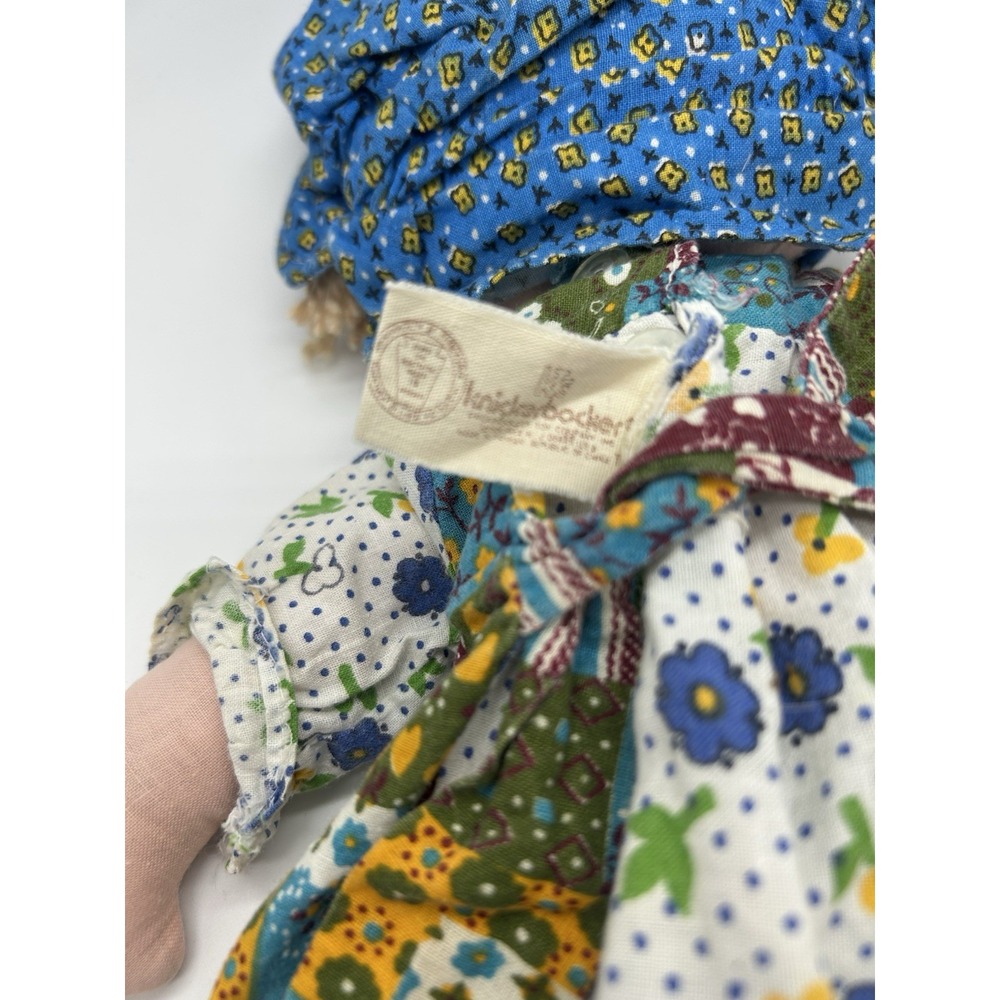 VTG The Original Holly Hobbie Knickerbocker Ragdoll Multicolor Patchwork Dress - Picture 4 of 8